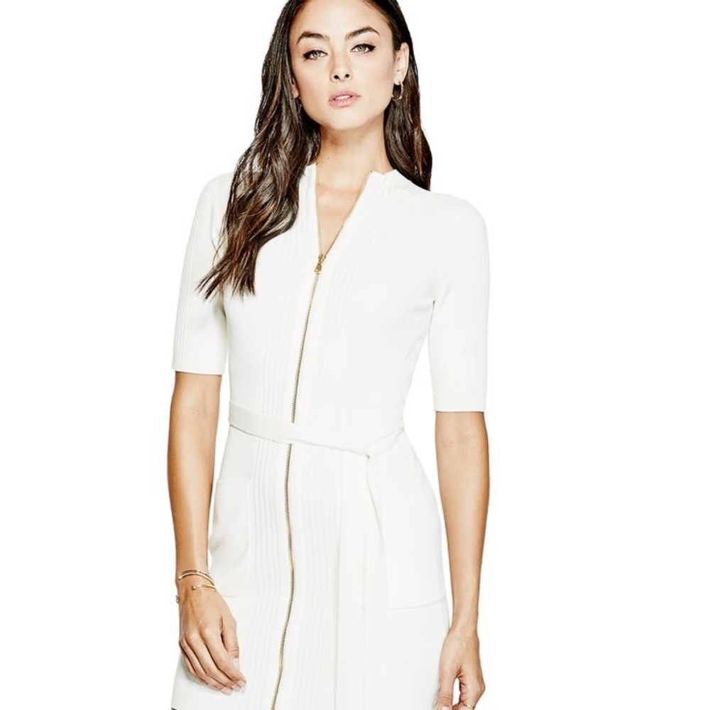 Guess Kaden Sweater Dress in Tan (Not White)
